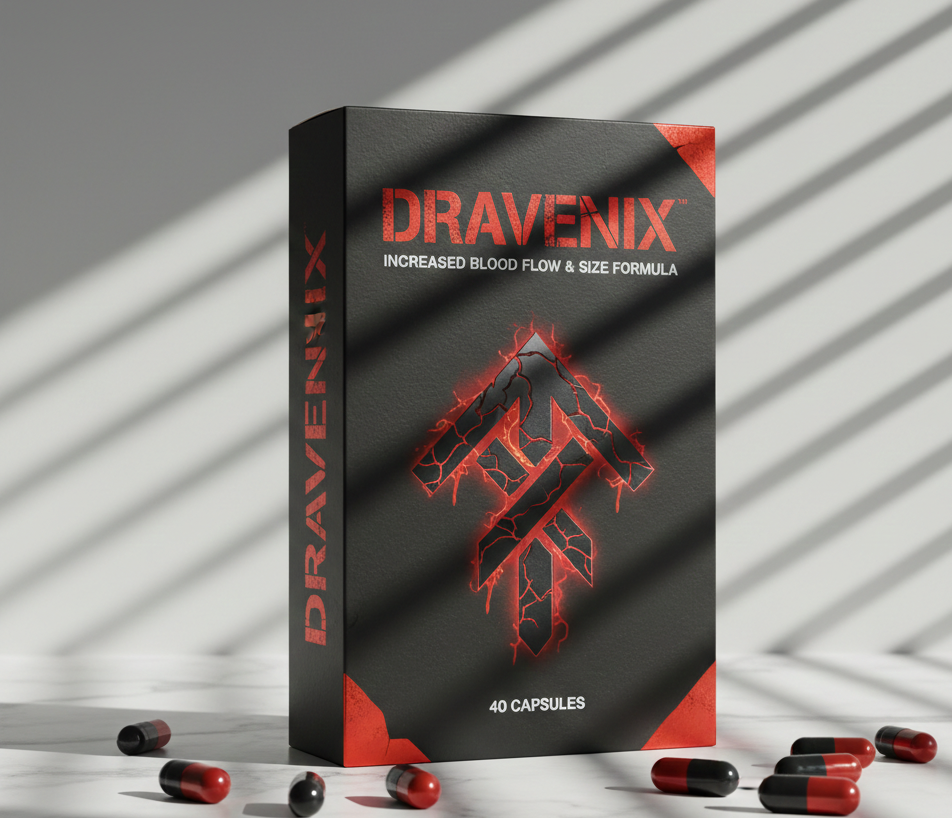 Dravenix 40 капсул - харчова добавка для підтримки кровообігу
